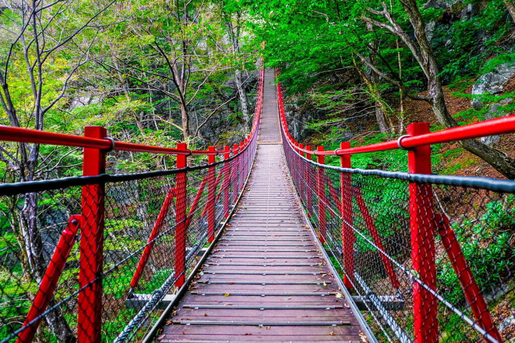 けさかけ橋 | みどころ情報 | わたらせ渓谷鐵道が走る群馬県みどり市の